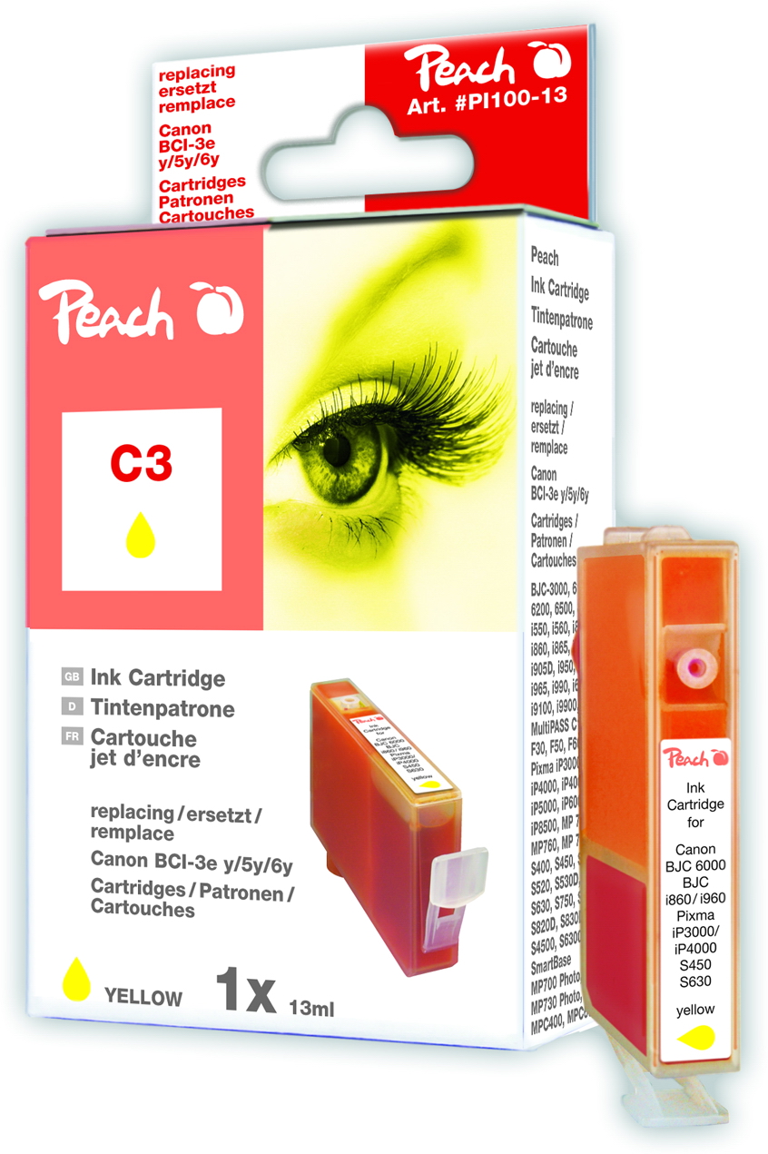 Atrament Peach BCI-3eY, BCI-5Y, 