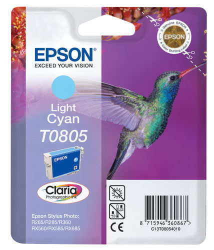 Atrament Epson T0805 světle azur