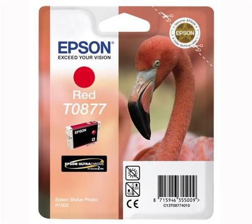 Atrament Epson T0877 červený