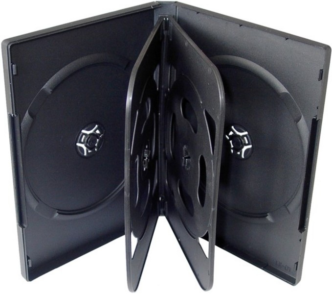 Obal box na dvd 6 DVD 24mm černý