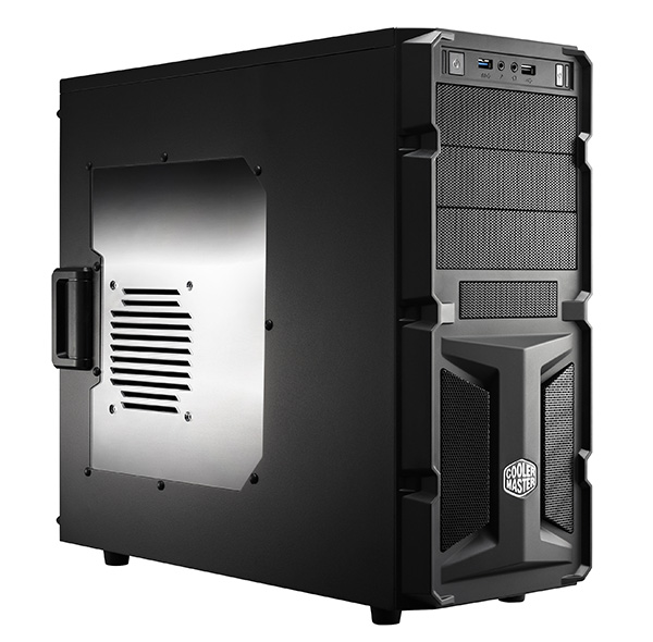 Case CoolerMaster K350 ATX, blac