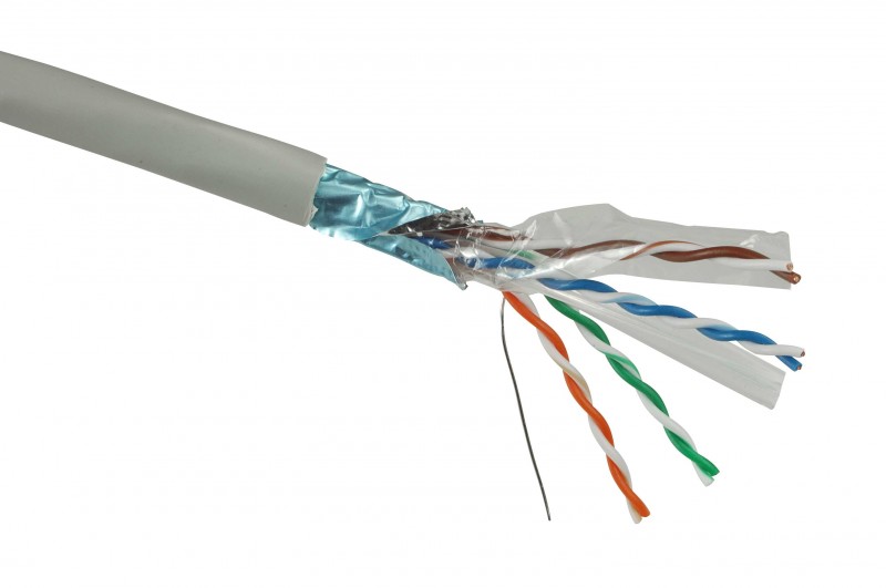 Kábel Solarix FTP Cat6 drát 500m