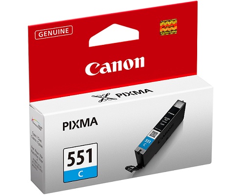 Atrament Canon CLI-551C azurová