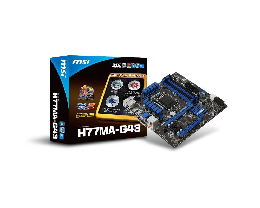 Základná doska MSI H77MA-G43 Int