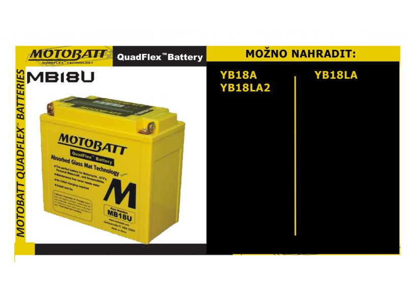 Batéria Motobatt pro motocykly M