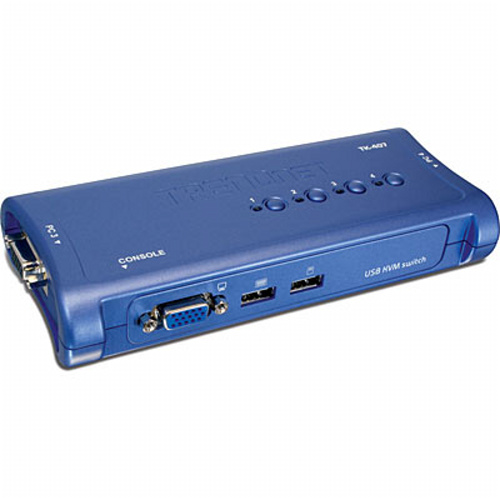 Prepínač Trendnet TK-407K KVM sw