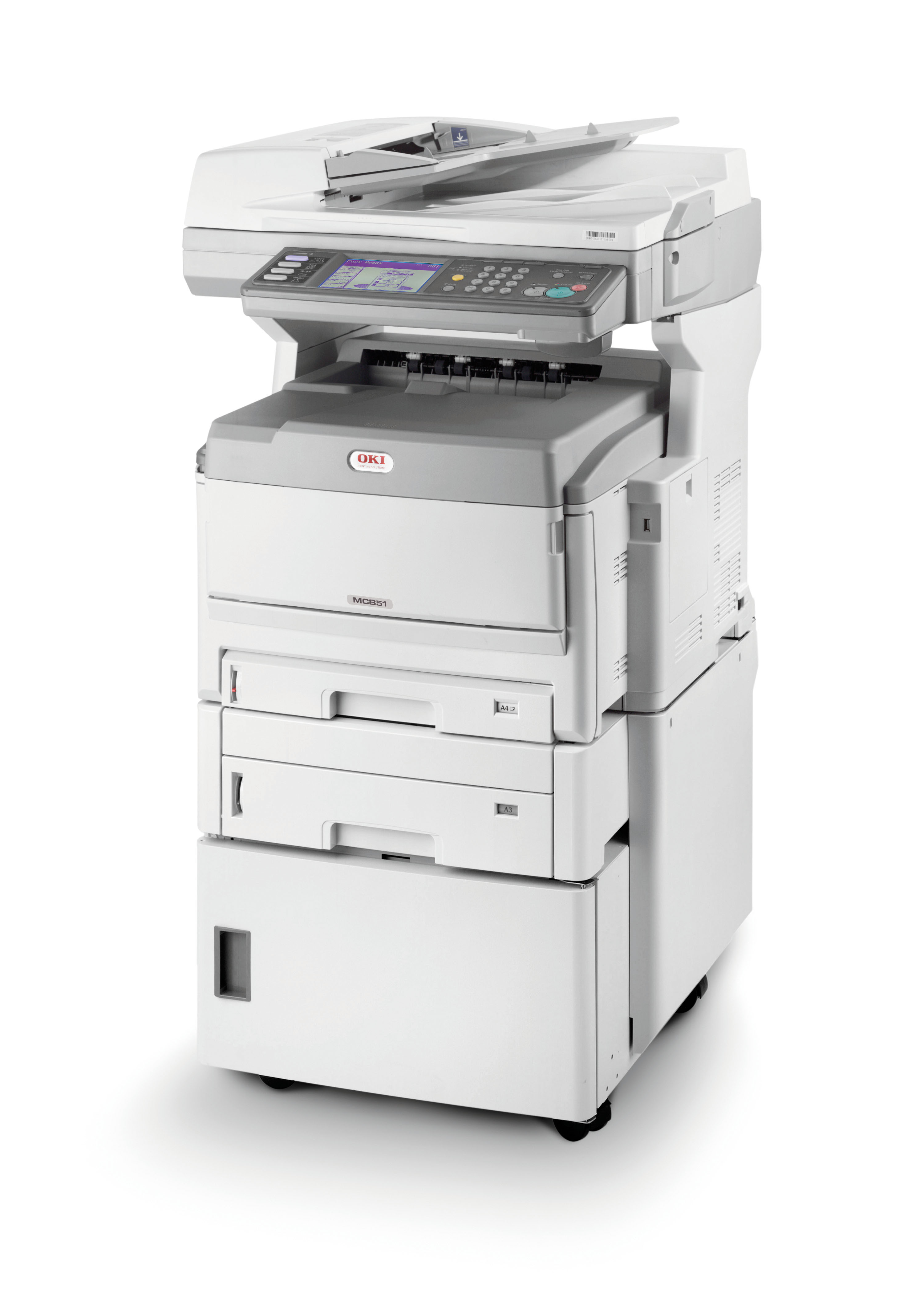 Tlačiareň OKI MC851cdtn MFP A3, 
