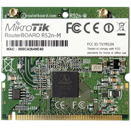 Karta Mikrotik R52n-M miniPCI ka