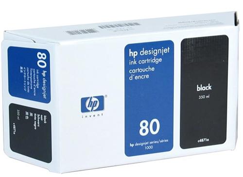 Atrament HP Ink No 80 černá kaze