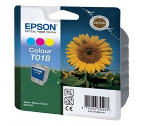Atrament Epson T018 barevný