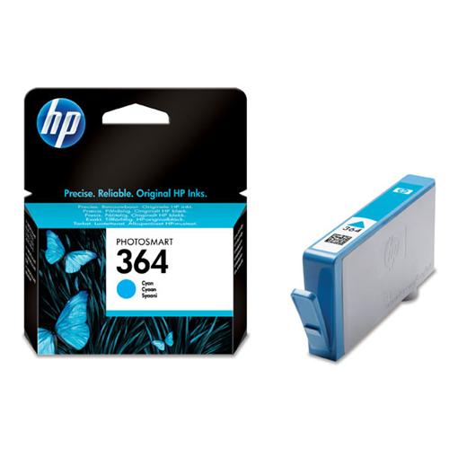 Atrament HP Ink No 364 azurová, 