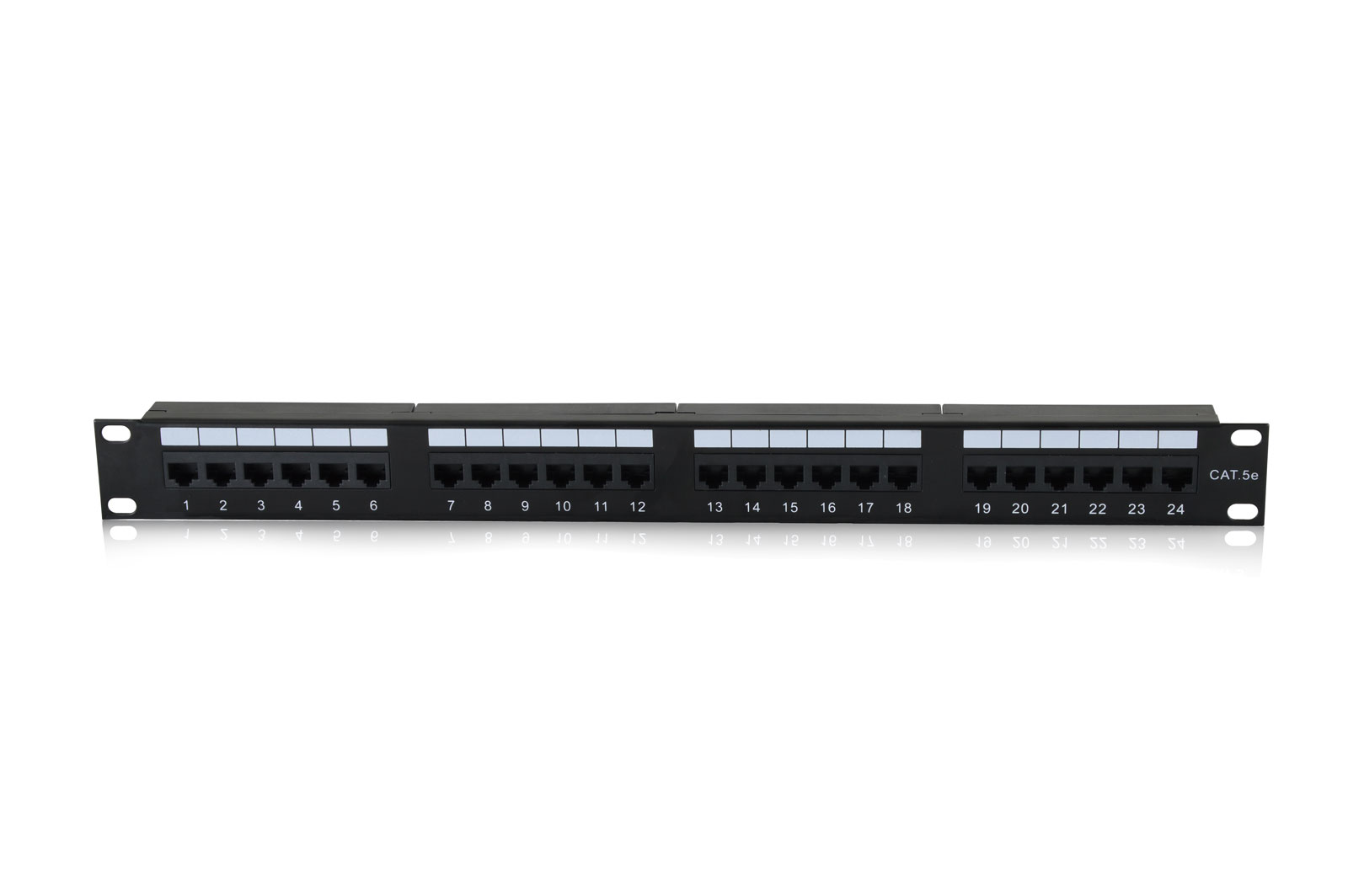 Patch panel UTP Cat 5e, 24p 1U B