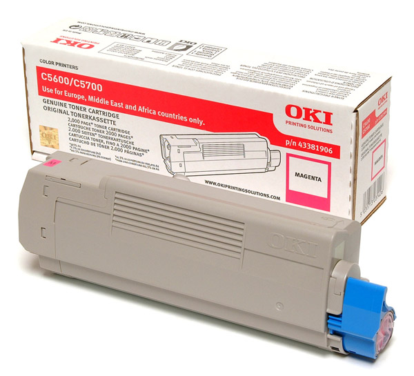 Toner OKI 43381906 do C5600/5700
