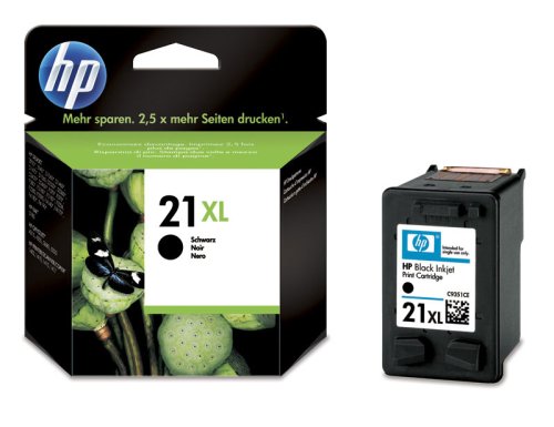 Atrament HP Ink No 21XL černá ve